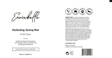 Professional Perfecting Toning Mist - Enviabelle